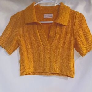 Small Sweater Crop Top